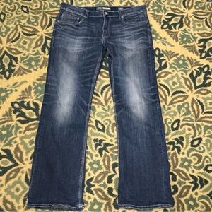 Men’s BKE Buckle Jake Boot Performance Dark Stretch Jeans 38R